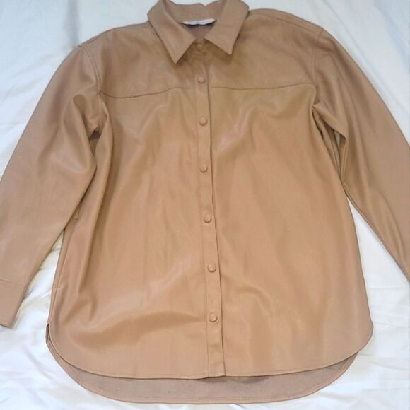 Isaac Mizrahi Live Leather Jacket - Picture 1 of 5